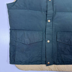 Woolrich Down Puffer Vest Made in USA Green