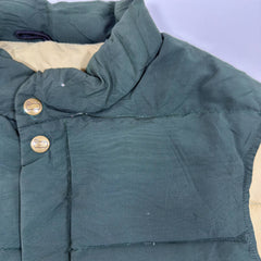 Woolrich Down Puffer Vest Made in USA Green
