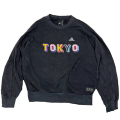 Adidas Tokyo Crewneck Sweatshirt Black Graphic