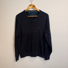 Tommy Hilfiger 100% Cotton Navy Jumper