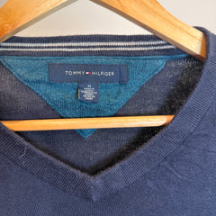 Tommy Hilfiger 100% Cotton Navy Jumper