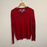 Tommy Hilfiger Bright Red Regular Fit Jumper