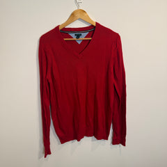 Tommy Hilfiger Bright Red Regular Fit Jumper