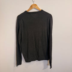 Tommy Hilfiger Cotton Cashmere Dark Grey Jumper