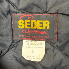 Seder Sportswear Starfield Stars Satin Bomber Jacket