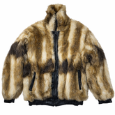 Vintage Valentino Fur and Leather Reversible Bomber Jacket by Valentino
