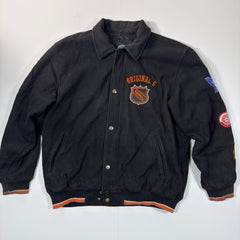NHL Original Six Black Varsity Jacket