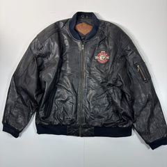Indian Motorcycle Leather Bomber Jacket
