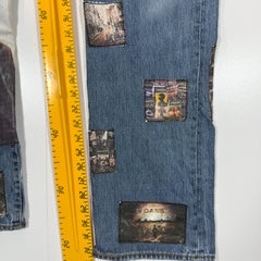 Levi's Custom Oasis Graphic Patchwork Jeans