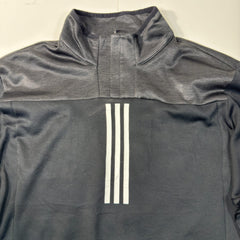 Adidas black Climalite 1/4 zip pullover sweatshirt