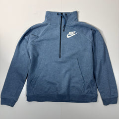 Nike 1/2 Zip Blue Fleece