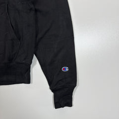 Champion Classic Black Hoodie with Logo