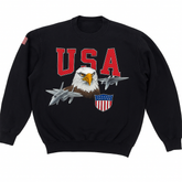 Vintage USA Eagle Graphic Sweatshirt Desert Shield