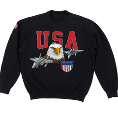 Vintage USA Eagle Graphic Sweatshirt Desert Shield