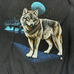 Black Wolf Graphic Sweatshirt