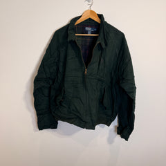 Ralph Lauren Emerald Green 85% Wool Full Zip Jacket