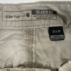 Carhartt Relaxed Fit Beige Carpenter Pants