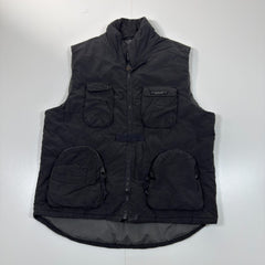 Nautica Jeans Company Black Utility Gilet Vest