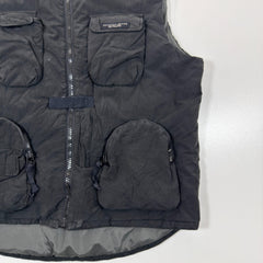 Nautica Jeans Company Black Utility Gilet Vest