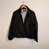 Ralph Lauren Black Full Zip Jacket with White Interior