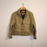 Ralph Lauren Brown 100% Cotton Bomber Jacket