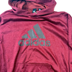 Adidas ClimaWarm maroon hoodie