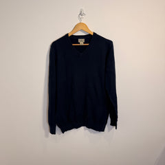 L.L. Bean Men’s Cashmere Cotton Blend V-Neck Jumper – P637