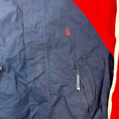Nautica colourblock vintage reversible jacket