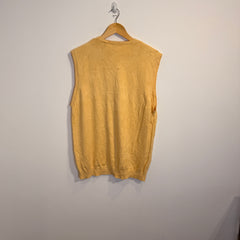 IZOD Men’s Yellow Quilted Cotton Vest – P643