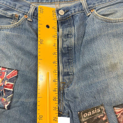 Levi's 501 Custom Oasis Patched Jeans