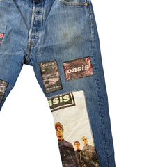 Levi's 501 Custom Oasis Patched Jeans