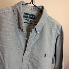 Ralph Lauren Kids Custom Fit Grid Pattern Oxford Shirt – P661