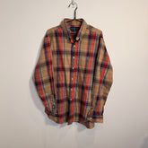 Ralph Lauren Men’s Classic Fit Retro Color Plaid Oxford Shirt – P662