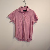 Ralph Lauren Men’s Pink Plaid Short Sleeve Shirt – P663