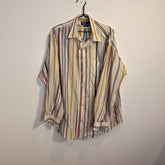 Ralph Lauren Men’s Retro Multicolor Striped Oxford Shirt – P676
