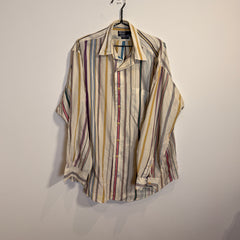 Ralph Lauren Men’s Retro Multicolor Striped Oxford Shirt – P676