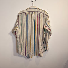 Ralph Lauren Men’s Retro Multicolor Striped Oxford Shirt – P676