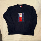 Tommy Hilfiger Men's Navy and Black Sweatshirt