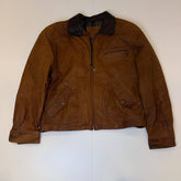 Vintage Brown Leather Jacket