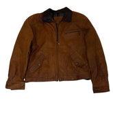 Vintage Brown Leather Jacket