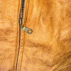 Vintage Brown Leather Jacket