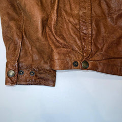 Vintage Brown Leather Jacket