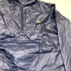 Lacoste navy jacket with hood