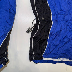 Adidas Blue Vintage Hooded Windbreaker