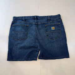 Carhartt Rugged Flex Denim Shorts Relaxed Fit Blue Workwear Carpenter Shorts W40