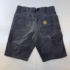 Carhartt Relaxed Fit Work Shorts Grey W32 Utility Carpenter Cargo Shorts