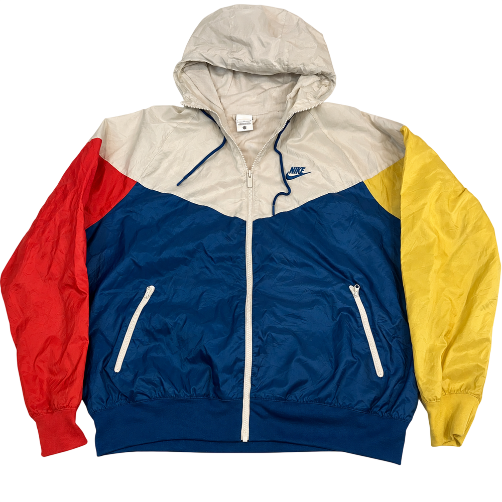Vintage Nike Windbreaker Jacket Hooded Colourblock