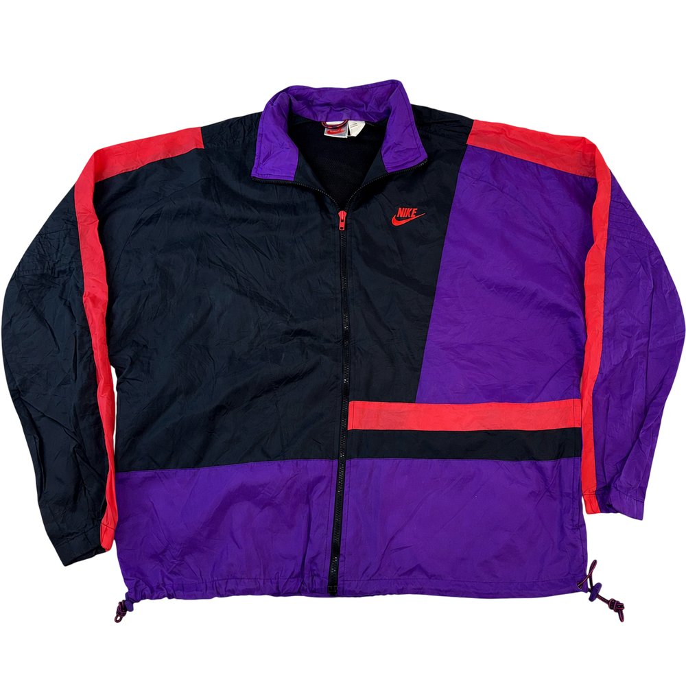 Vintage 90s Nike Colour Block Windbreaker Jacket