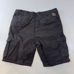 Carhartt Force Relaxed Fit Cargo Shorts Grey Ripstop Men’s Size W38