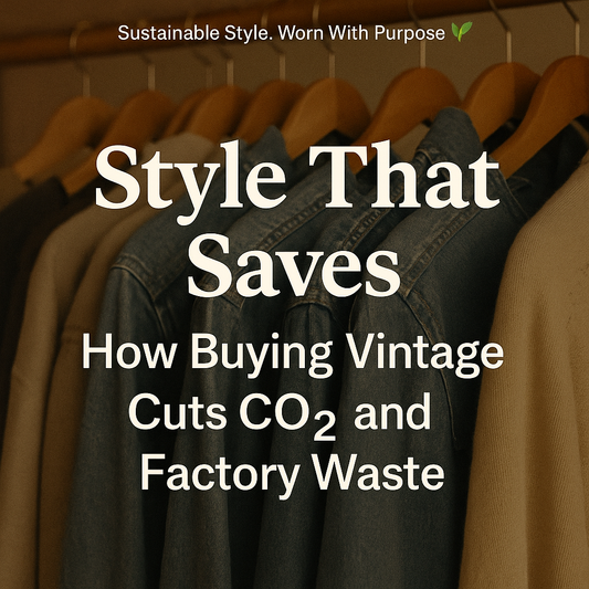 Style That Saves: How Buying Vintage Cuts CO₂ and Factory Waste
